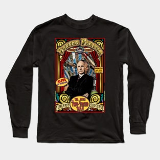 The Two Faced Man Sideshow Poster Long Sleeve T-Shirt